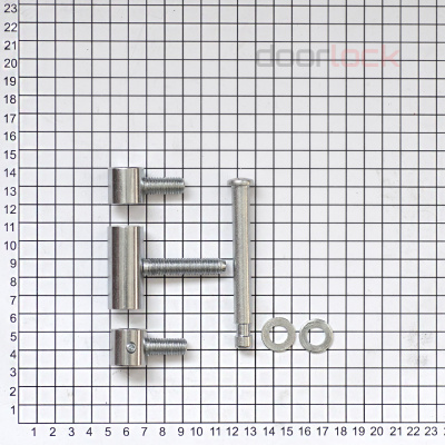 Петля CEMOM DL EBP773-0/22Ax45Ax22A TF4 8050 никелированная, противосъемная с регулировочными шайбами