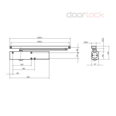 Доводчик GEZE TS5000