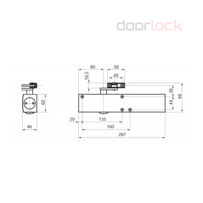 Доводчик GEZE TS4000 S