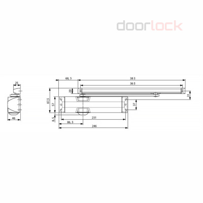 Доводчик dormakaba TS90