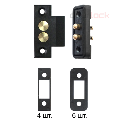 Контактная группа для подачи питания к замку