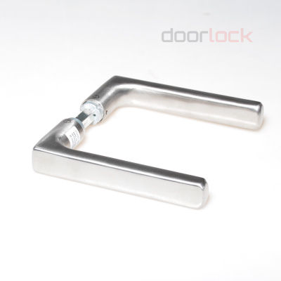 Ручка дверная HOPPE (Германия) E1643Z/845 (Dallas), F69 нержавеющая сталь матовая 