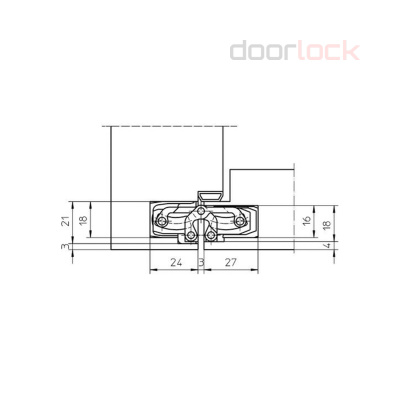 Петля скрытая SIMONSWERK Tectus TE 240N 3D F1