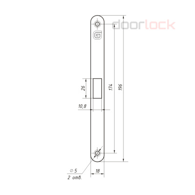 Замок дверной магнитный Гардиан Soft 11 M GRF, цилиндровый