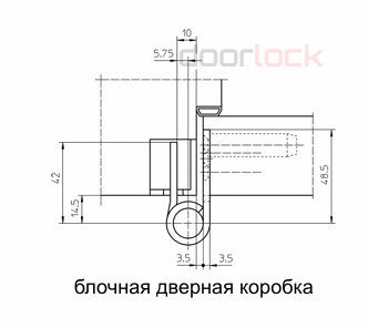 Дверная петля SIMONSWERK VX 7729/160