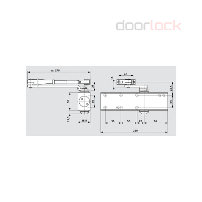 Доводчик dormakaba TS-Profil