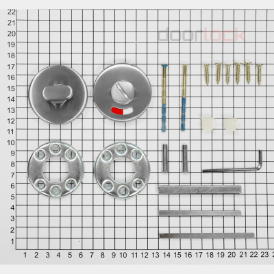 Поворотная кнопка DL E08/Y/RW WC Rt (нержавеющая cталь) с индикатором